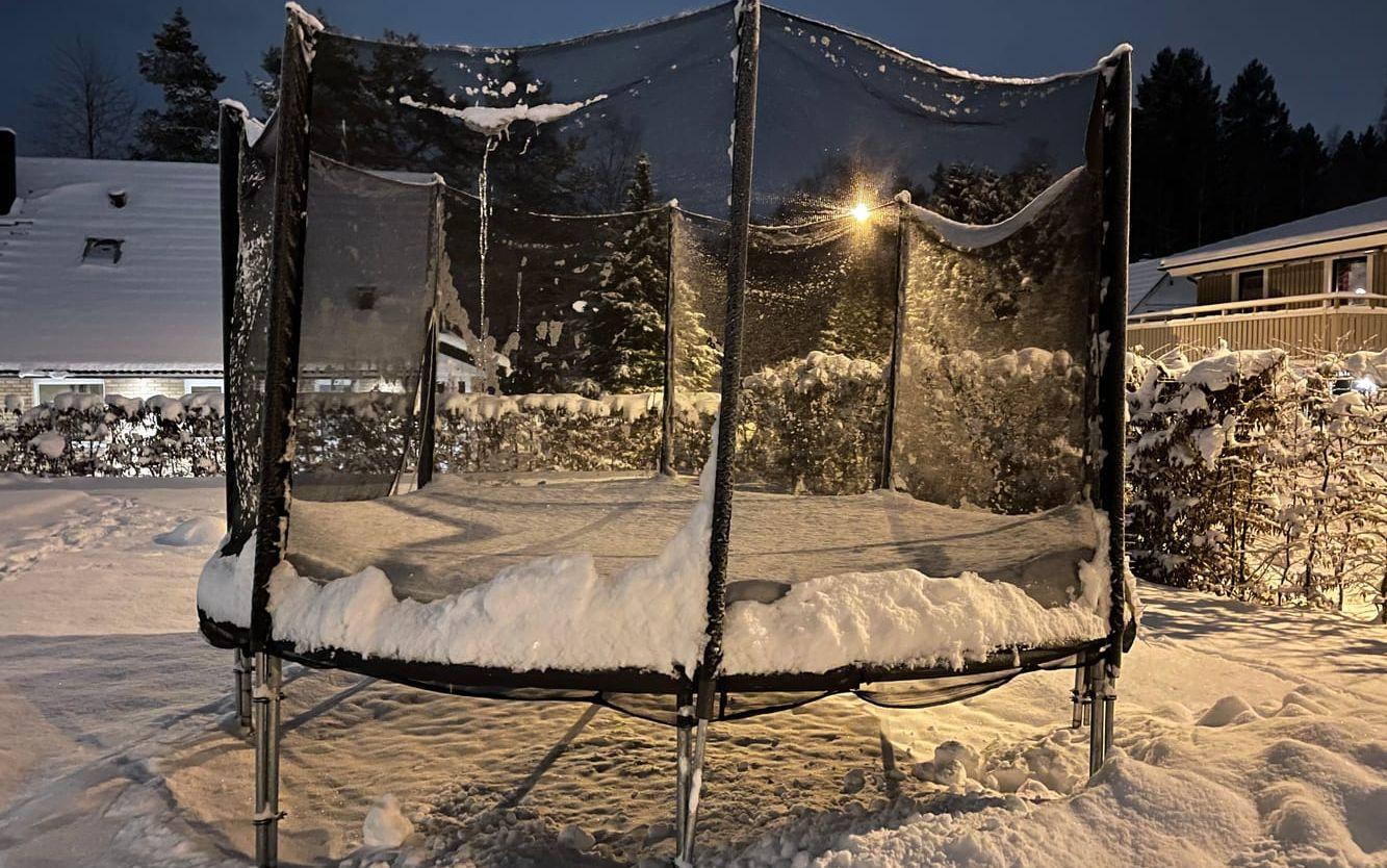 Hopp om tö? Den här husägaren hoppades nog på en mild vinter...