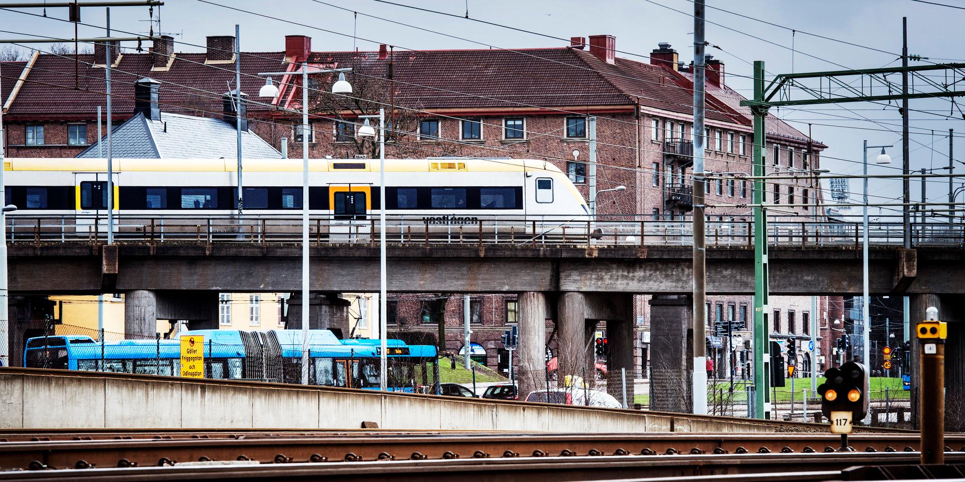 Tåg mellan Partille och Göteborg kommer ställas in i veckor på grund av spårarbete vid Olskroken i Göteborg.