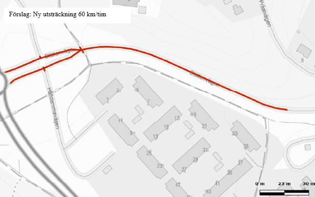 Så här ska den nya sträckningen av 60-sträckan se ut. 