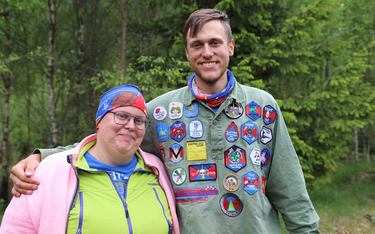 Syskonen Jeanette och Anton Andersson har varit med i friluftsfrämjandet sen barnsben. 