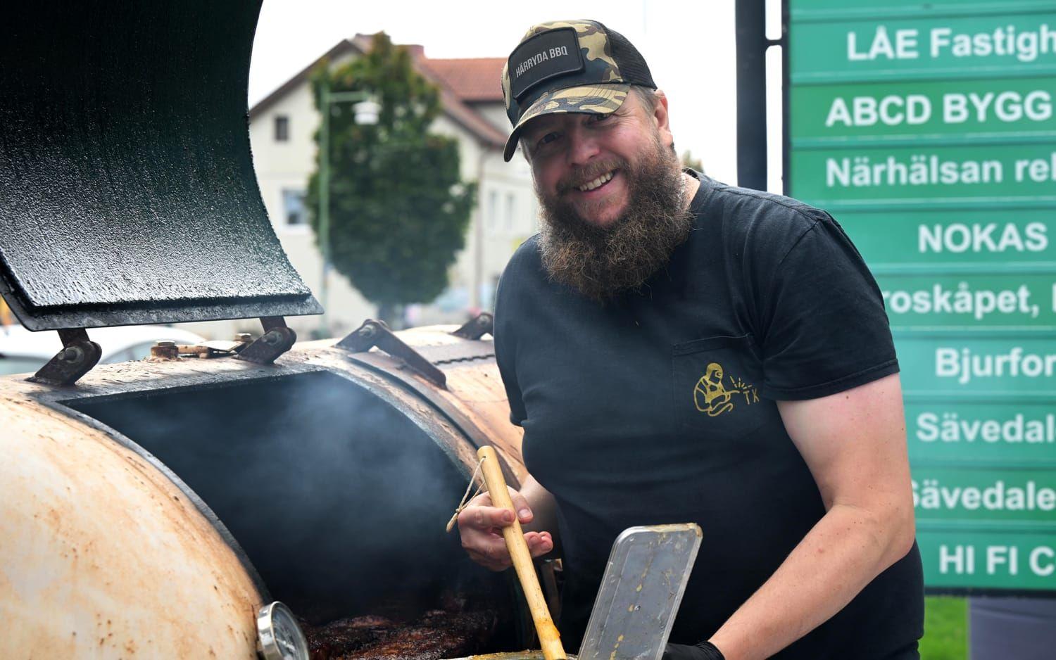 Jörgen Andersson serverade hungriga besökare. 