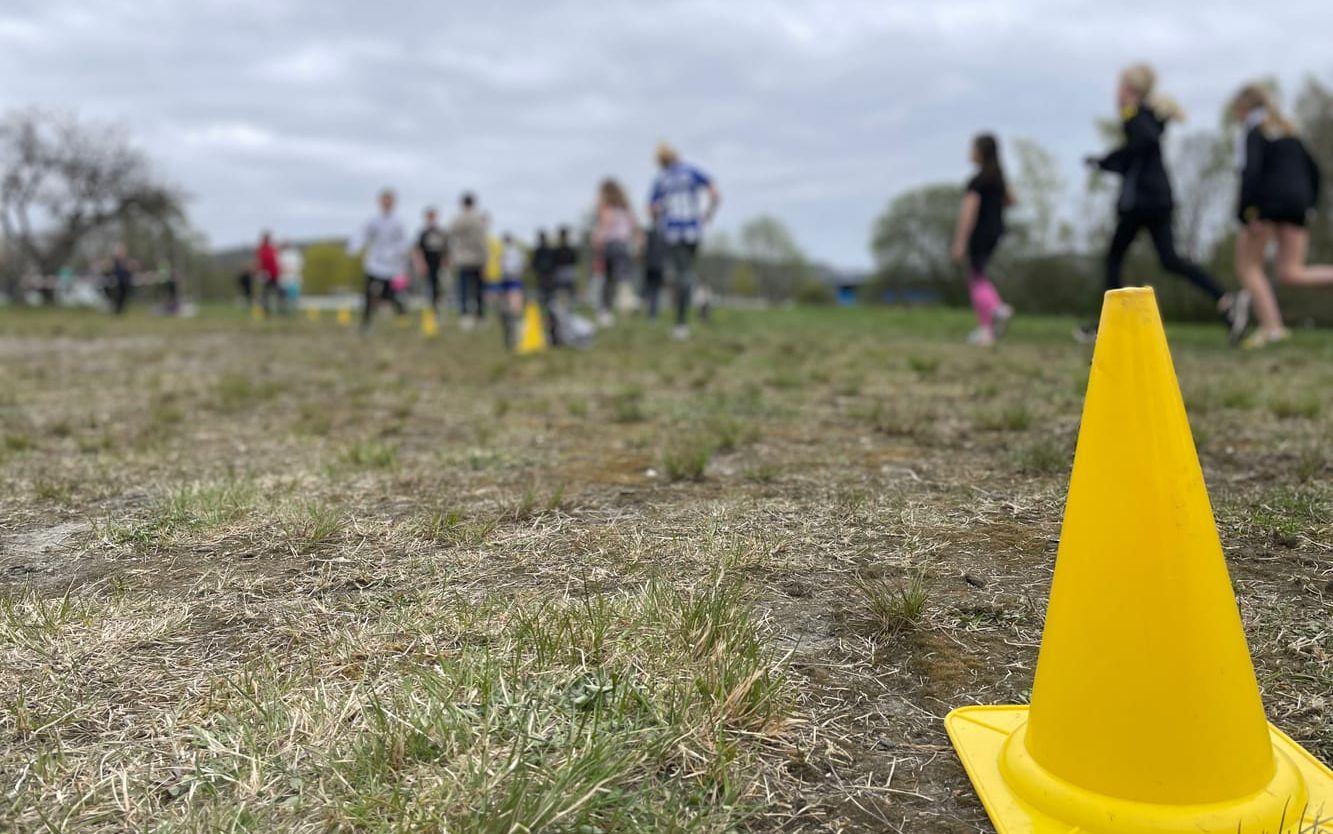 Några lyckades springa upp till 20 varv under eftermiddagen. 